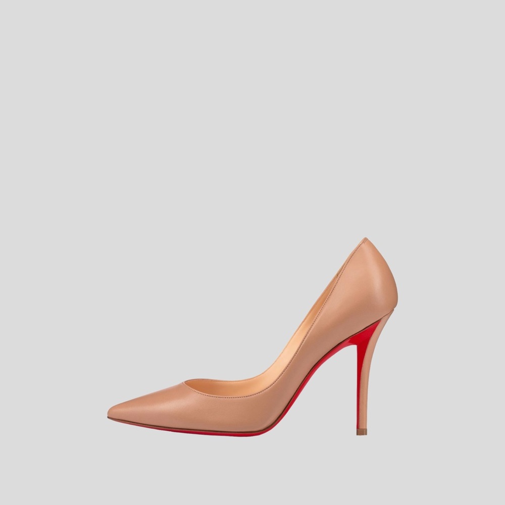 ❌SOLD❌ CHRISTIAN LOUBOUTIN
Apostrophy Leather Pumps Color: Nude Nappa Size: 38.5 - Picture 10 of 10